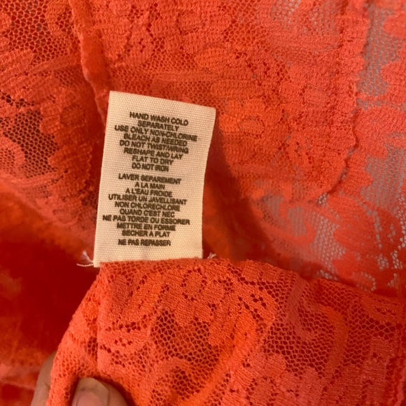 🕧 🌟3 for $25🌟 We the Free | Coral Lace Tank | Snap Racerback | Front Pocket | S - Picture 8 of 9